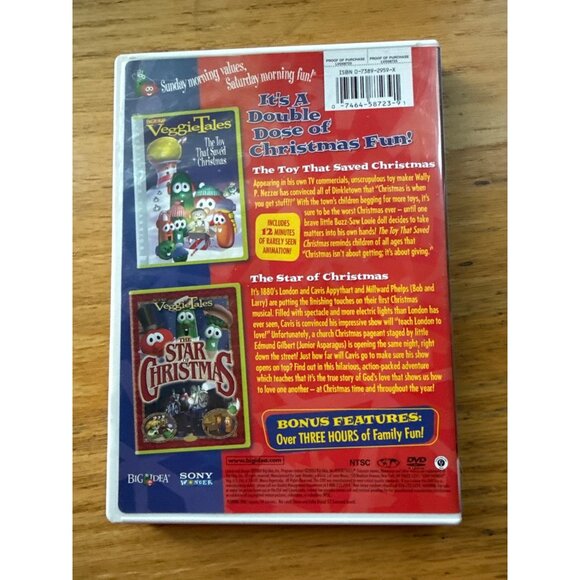 VeggieTales Holiday Double Feature the Toy That Saved Christmas the Star of Chri - Picture 3 of 5